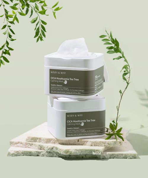 Mary&May Cica Houttuynia Tea Tree Calming Mask 30 Sheets/400g