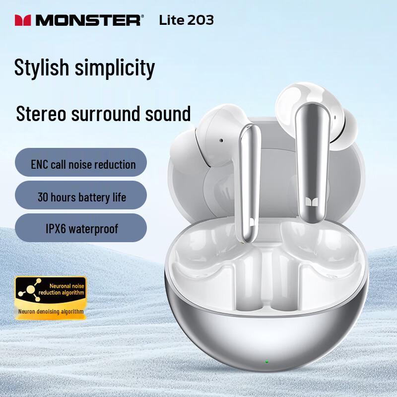 Monster True Wireless Bluetooth Earbuds
