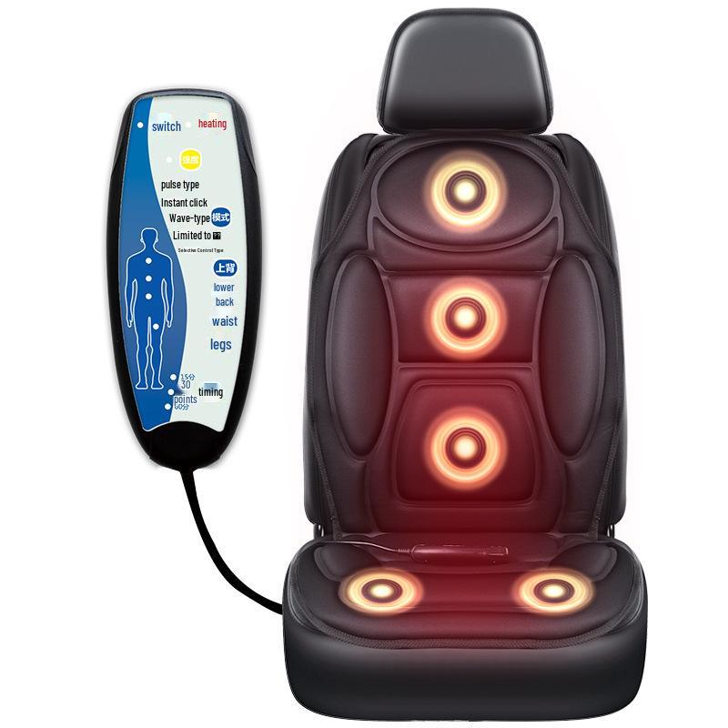 

Heated Car Seat Cushion with 5-Motor Massage & Backrest
