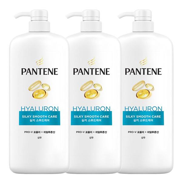 Pantene Silky Smooth Care 1200ml Shampoo X3
