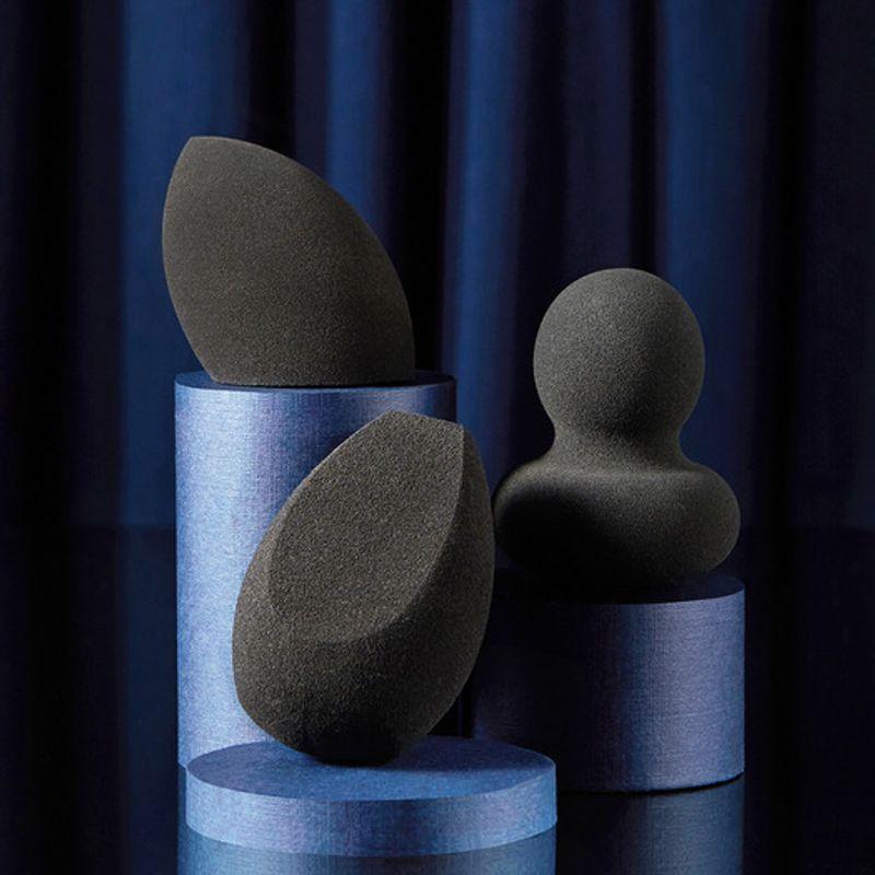 

[Set of 2] 2 types of black makeup sponges Marshmallow 2set