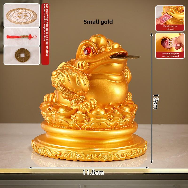 

Zhaocai Jinchan Decoration Home Living Room Office Wine Cabinet Decoration Opening Gift Shop Cashier Piggy Bank
