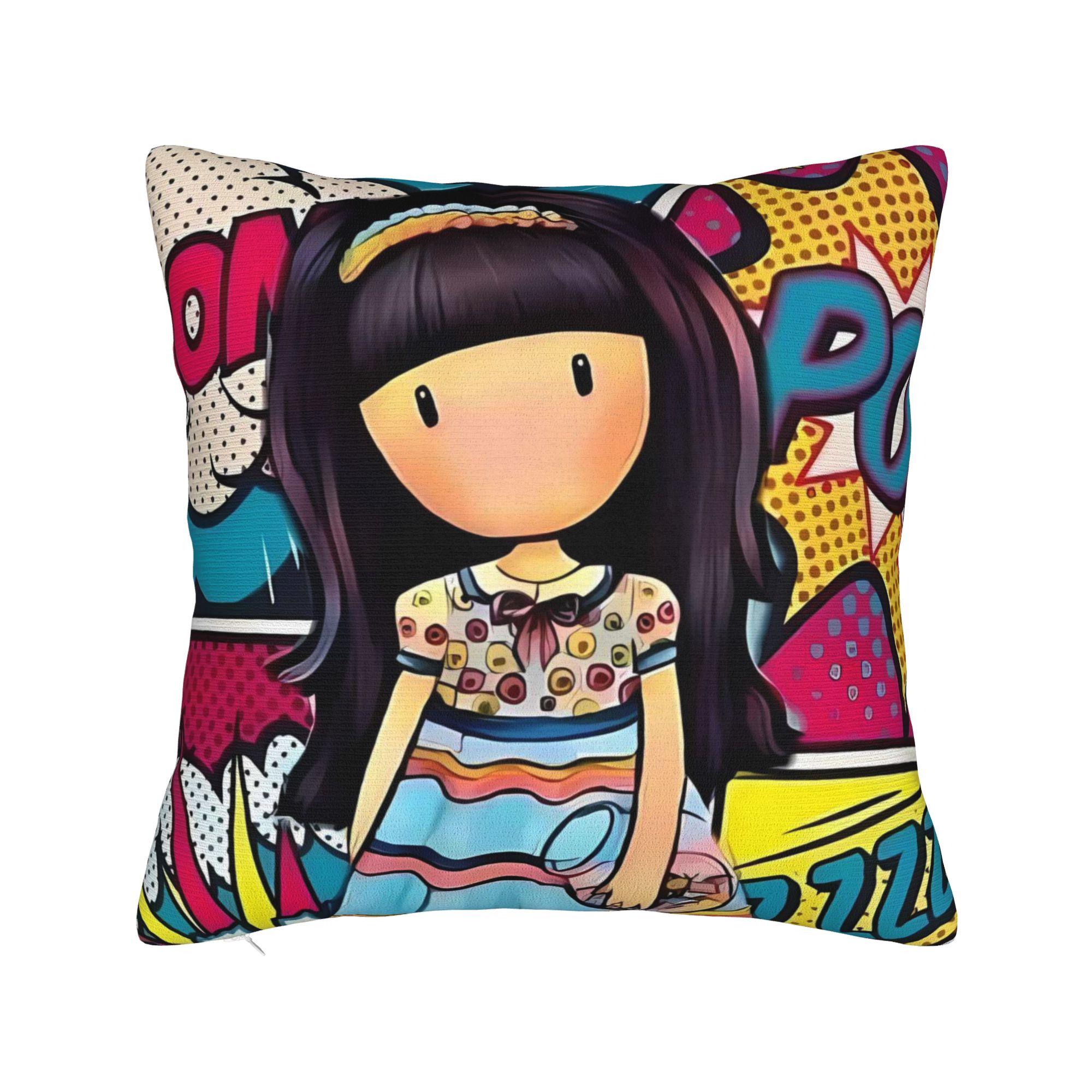 

S-Santoro Gorjuss-MT Dream Girl Pillow Case Design Pillow Cover For Living Room Bed Chair Morden Cushion Cover 20x20Inch