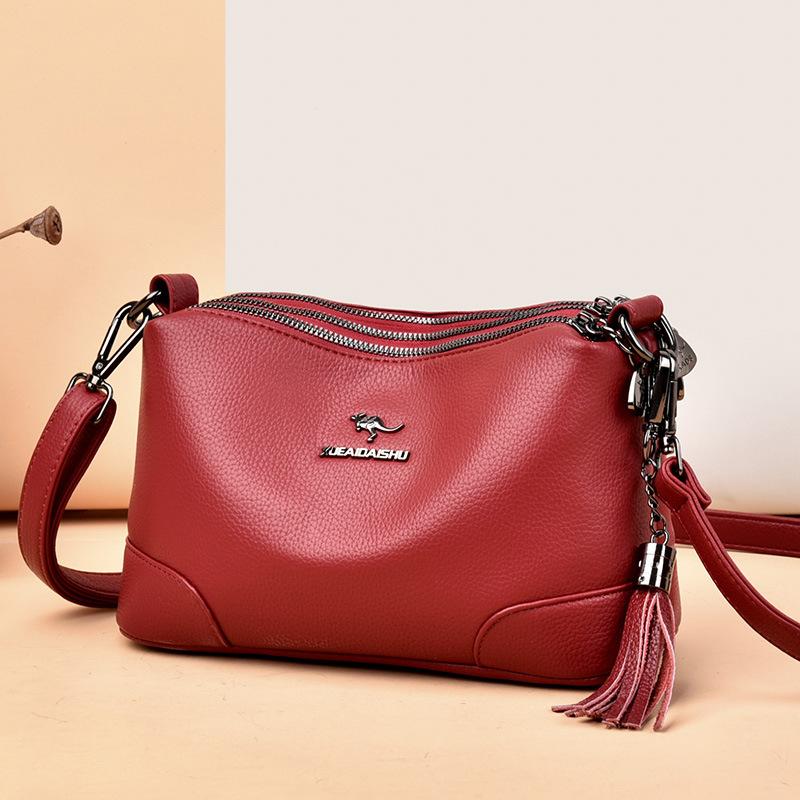 Women'S Dumpling Bag Design Trendy Oblique Span Single Shoulder Mother Bag Fashionable And Simple Women'S Square Bag