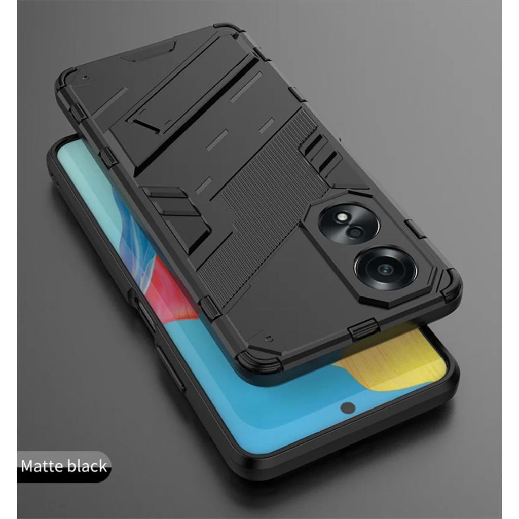 Armor Shockproof Phone Case For OPPO A58 A78 A38 4G Car Magnetic Holder Stand Back Cover For OPPO A 58 78 38 Lens Protect