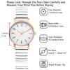 Stainless Steel Bracelet Cute and Stylish Analog One Size Fits Quartz White Perfect Gift for Day Women's Watch, Waterproof Display, Most, Movement, -