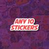 Choose Any 10 Stickers | Custom Sticker Pack | Vinyl Stickers for Laptops, Water Bottles and Tumblers | Choose Your Stickers Bundle