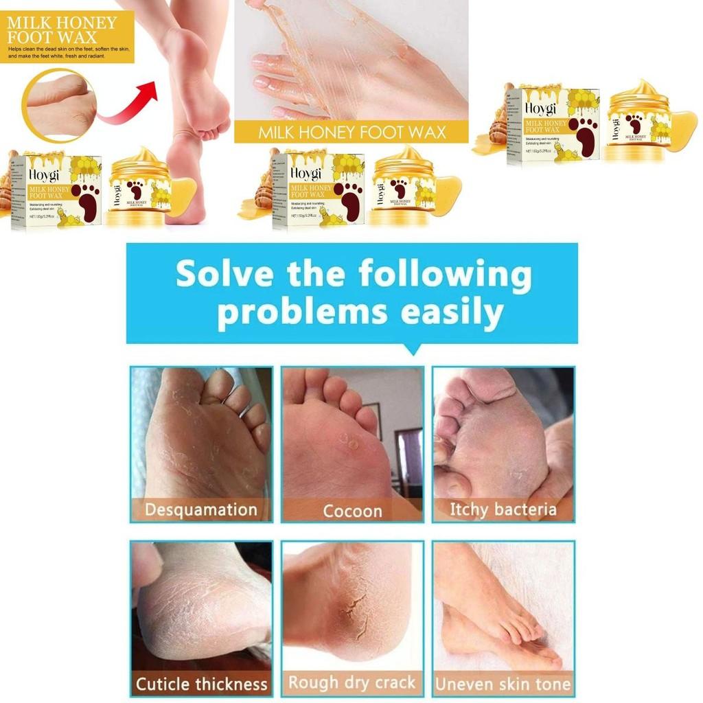 Nourishing Honey Milk Peel-off Hand And Foot Mask For Deep Hydration And Silky Smooth Skin