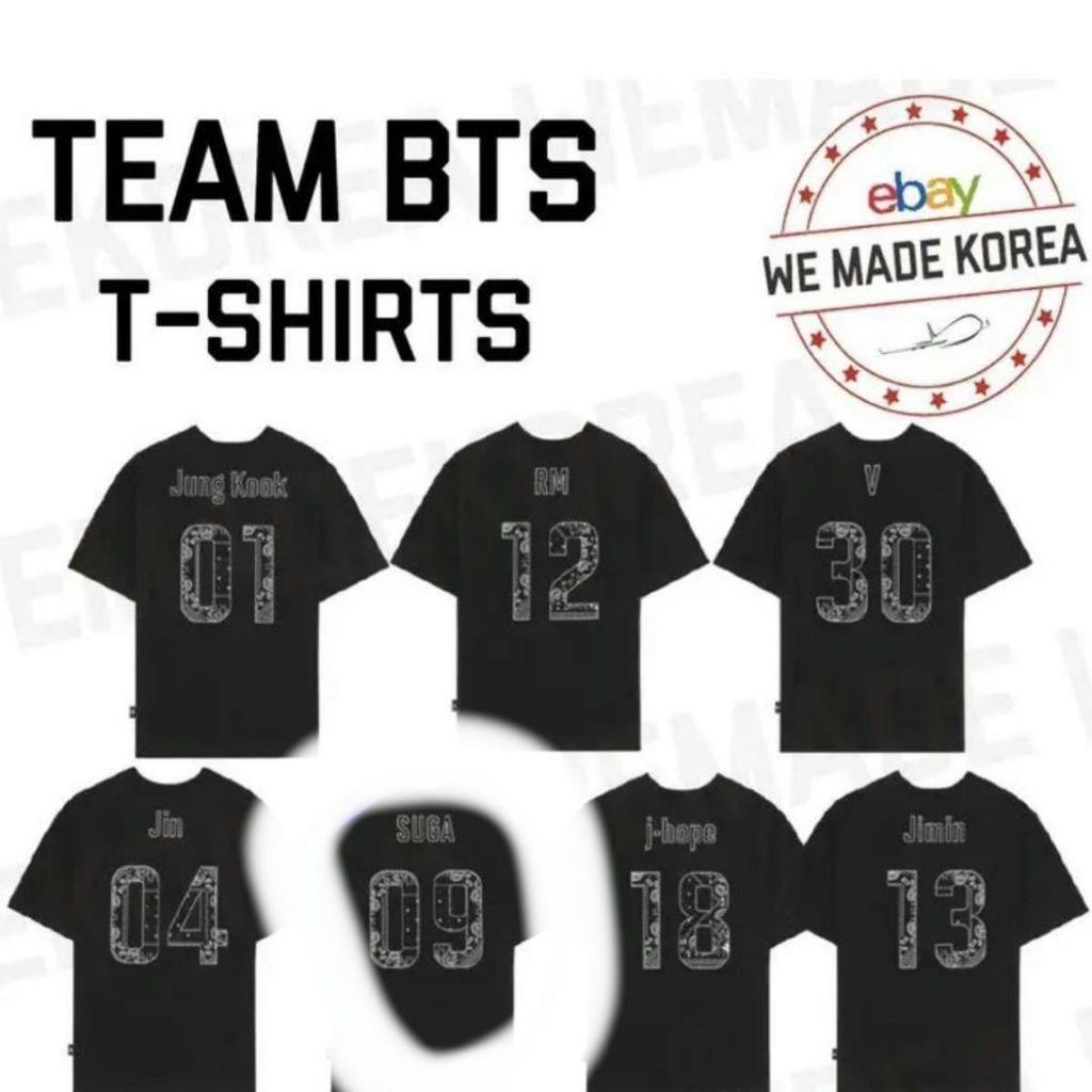 [USED] BTS Official Yoongi Suga SUGA TEAM BTS T-shirt
