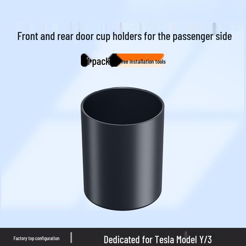 Compatible Tesla Model 3/Y Door Handle Cup Holder Storage Box