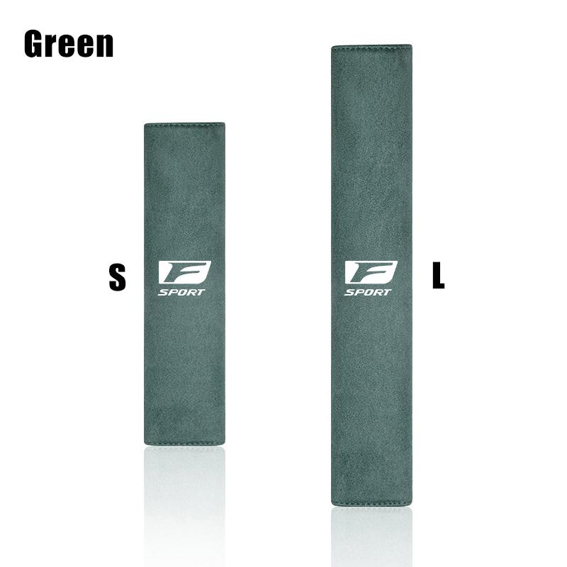 Luxury Suede Car Seat Belt Shoulder Cover Protector Pad For Lexus F-SPORT ES RX NX LS UX LM LX GX LC RZ IS CT GS RC HS SC TX LBX