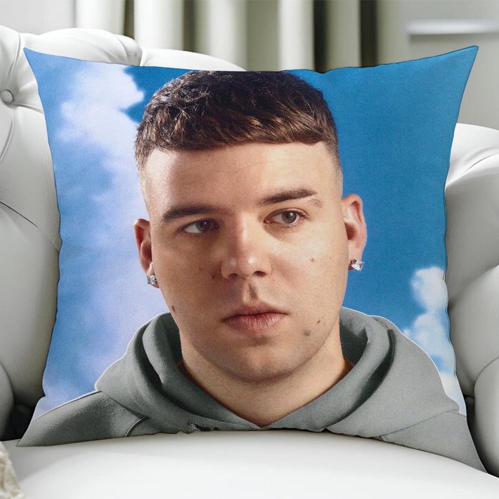 Rapper QQuevedo cushion cover Birthday Anniversary Gifts Double Sided Printed Zipper Cushion Cover Soft Skin Bedding
