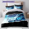 Kaiju No. 8 Pattern Bedding,Quilt Set Quilt Cover Pillowcase Home Birthday Gift (1 * Duvet Cover + 2 * Pillowcase, Without Core)