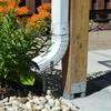 Rainwater Downspout Bracket 2 Pieces Gutter Downspout Extension Brackets Stable Stand Adjustable Accessories For Flood