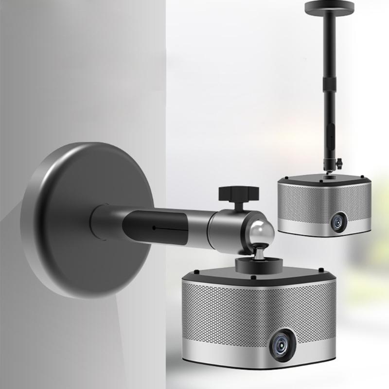 Universal Extendable/Fixed Length Projector Stand Holder Easy Control Bracket Rack for Bedroom Living Room Setsup