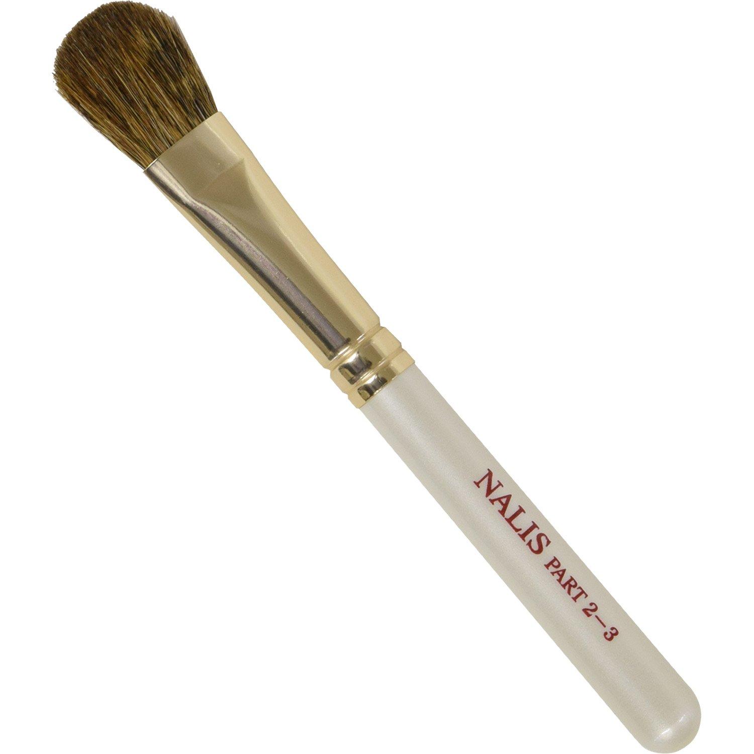 

Kumano Rokkakukan Sakurado NALIS Eyeshadow Pine Squirrel Elegant Pearl White NALIS2-3 Brush, Brush, 100% Wood,