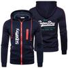Set Felpa con Cappuccio e Felpa Stampata da Uomo di SUPERDRY