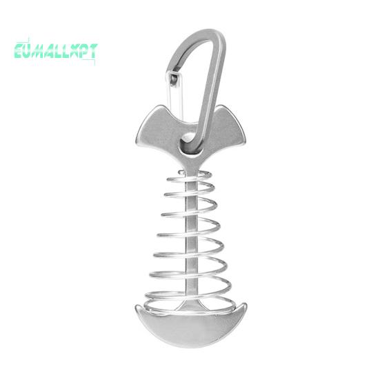 

Анкерные колышки для палубы с карабинами Ветрозащитный натяжитель веревки для палатки Алюминиевая привязка для палубы Пружинные колья для палатки Колышки для палатки на открытом воздухе для кемпинга «рыбий кость» серебряный