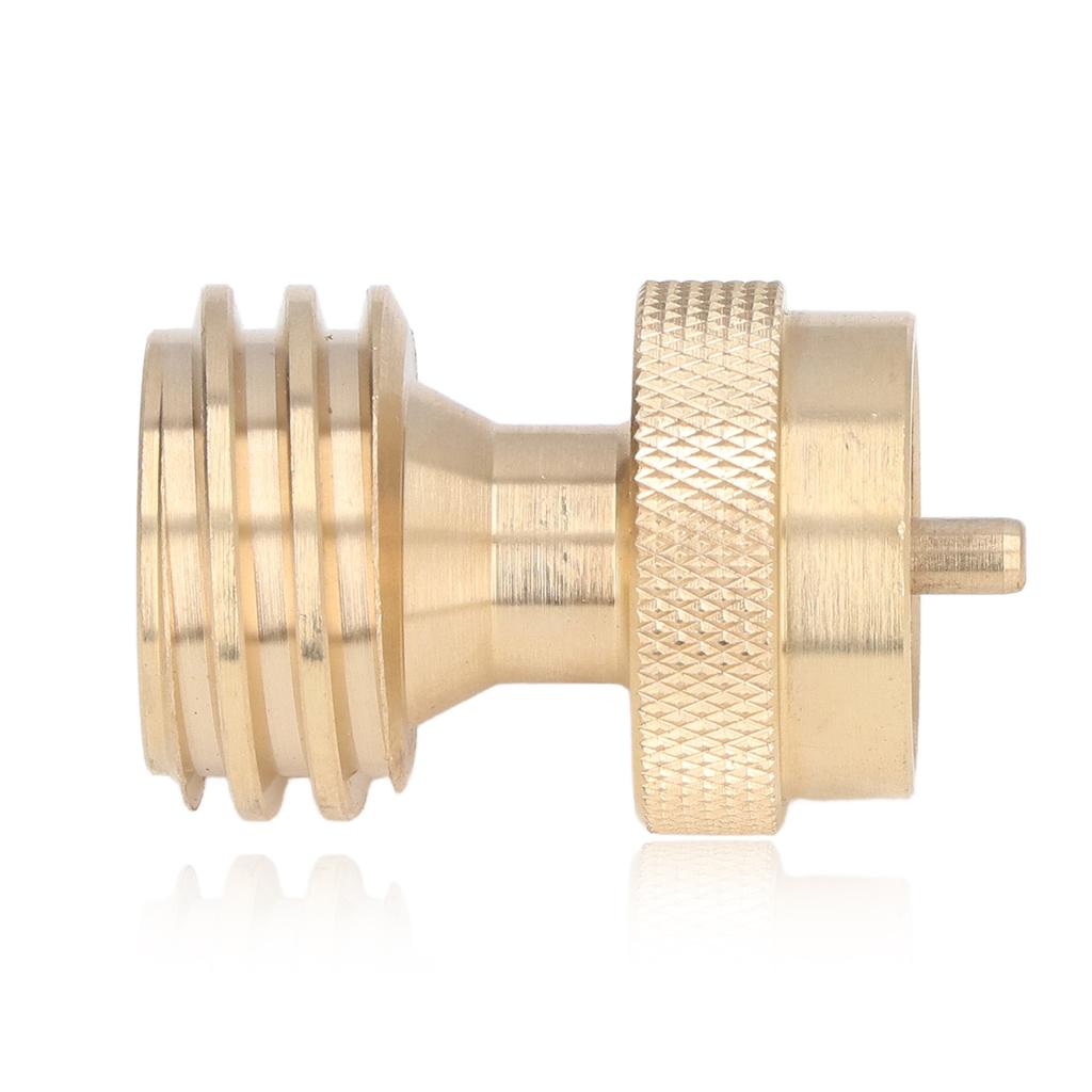 Adaptor rezervor propan Mic din alamă Supapă de umplere cu propan Convertor rezervor de gaz pentru camping