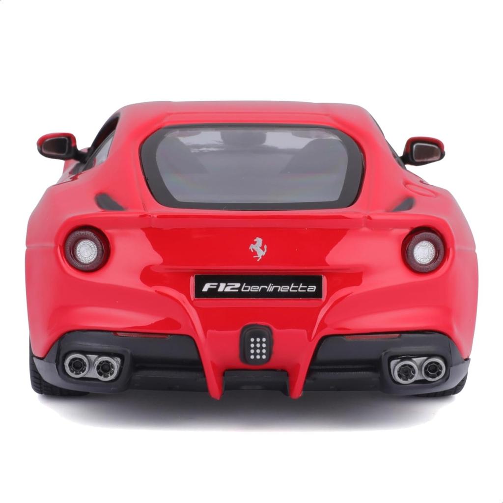 Bburago 1/24 Scale Ferrari F12 Berlinetta Red / Diecast Model Car, Finished Product, 18-26021