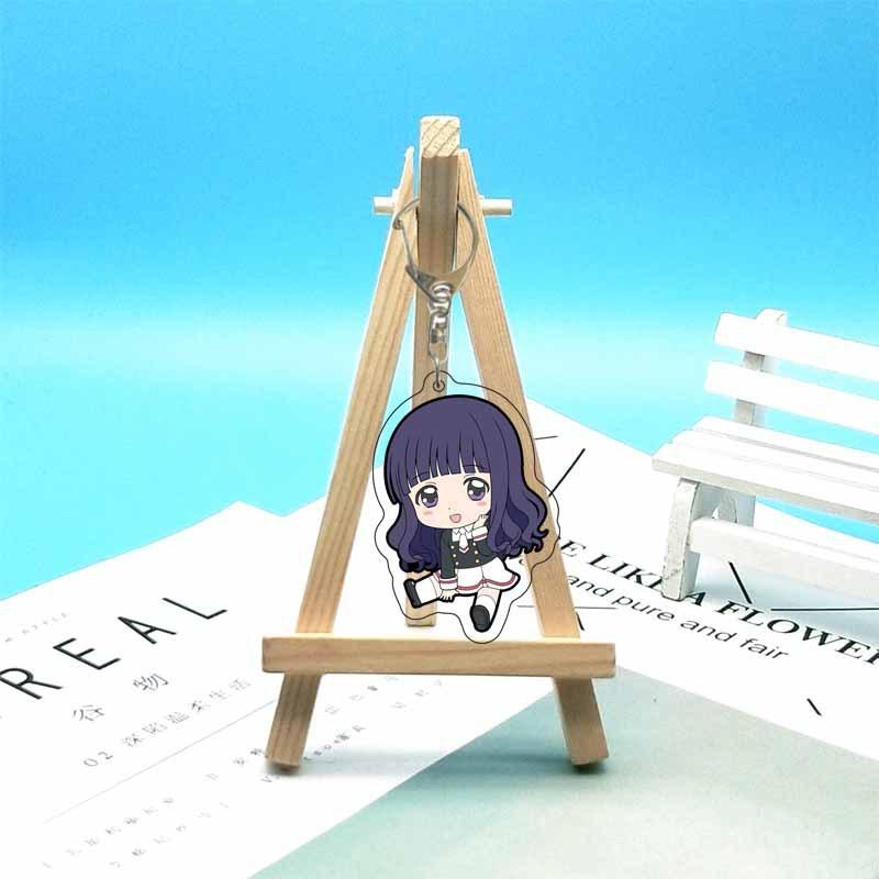 Cardcaptor Sakura Anime Acrylic Fun Keychain Animation Related Products Girls Gift Key Chain Bag Charm Souvenir Pendant Jewelry