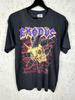 90s Exodus 1990 Impact Is Imminent Tour T-Shirt Thrash Metal Band Black M Unisex T-Shirt