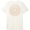Jordan Paris Saint-Germain Letter Print Round Neck Casual Short Sleeve T-Shirt Men Tops Sail FN5333-133