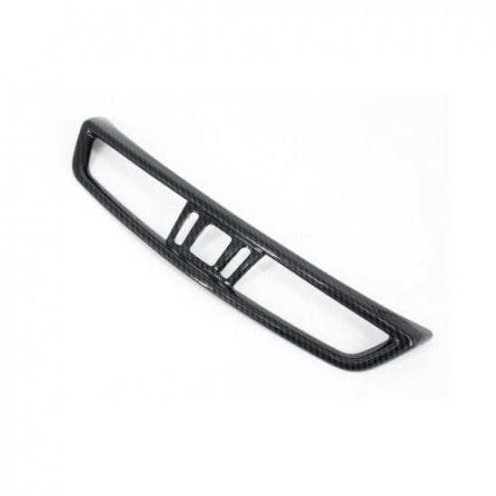 Carbon Fiber Center Air Vent Outlet Cover Trim For Nissan Rogue Sport 2017-2020