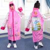 Children's Long Raincoat Poncho for Boys & Girls, Ages 2-10, Primary School