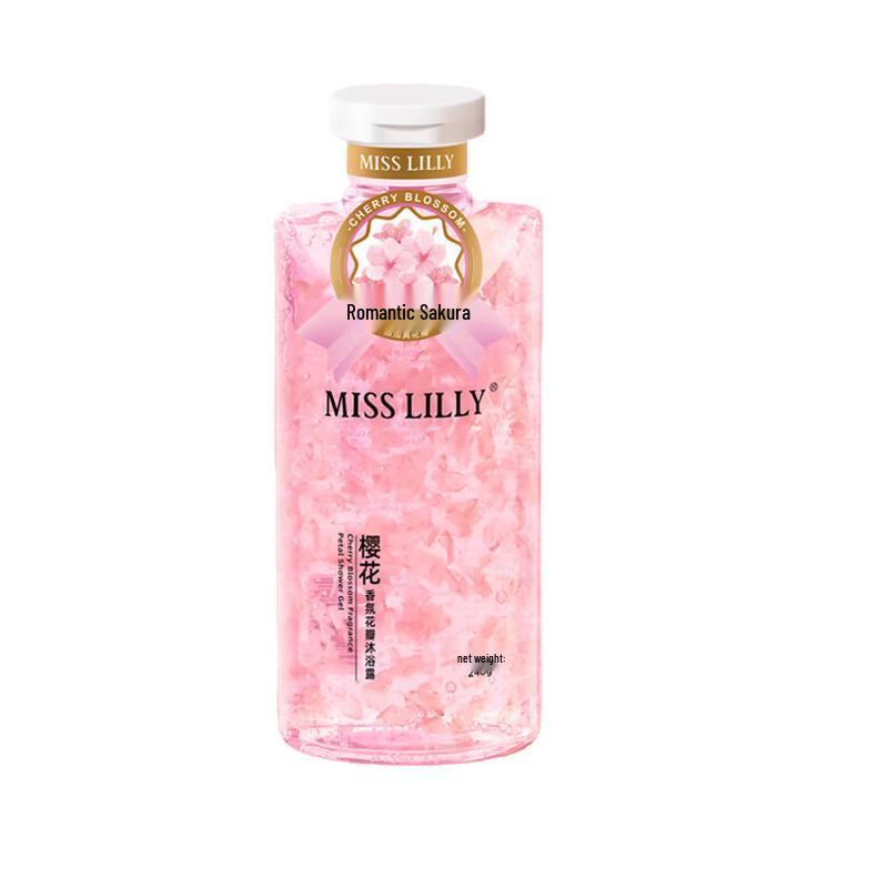 Miss Lilly Cherry Blossom Petal Scented Shower Gel