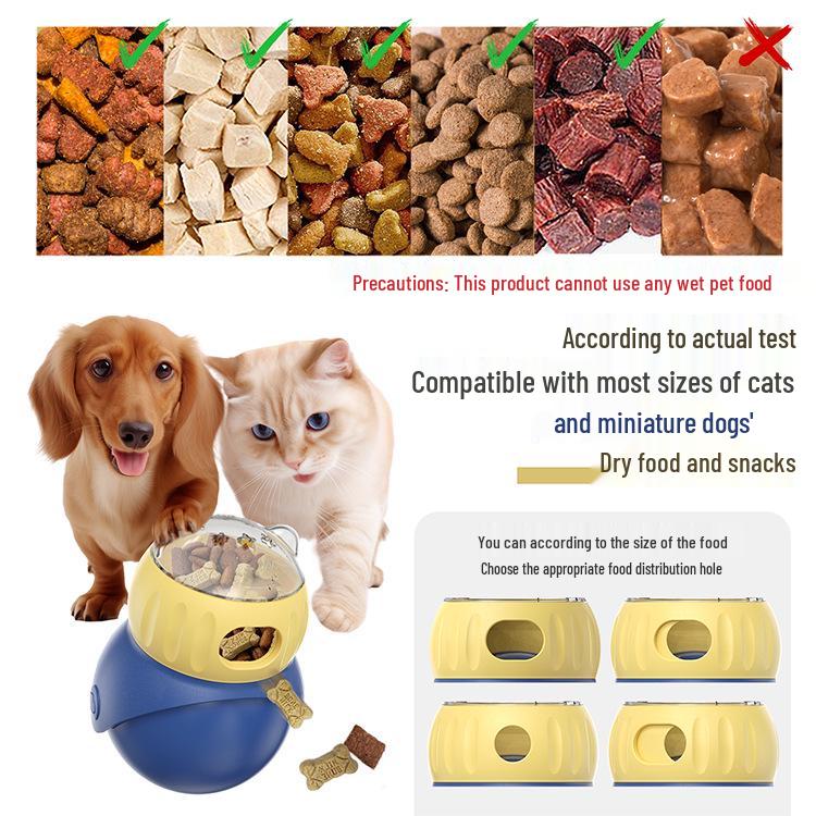 Owl Dog Puzzle Food Dispenser Toy for Pets
