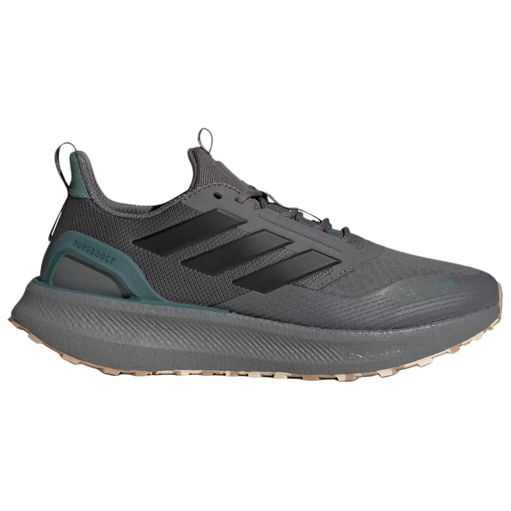 adidas PUREBOOST 5 Slip Resistant, Abrasion Resistant, Waterproof, Thermal Rebound Running Shoes Unisex Gray Sneakers JR2972