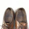 70s 80s Vintage Unknown Maker Size 9.5D 27.0 27.5cm Long Wingtip American Full Brogue Brown(USED)