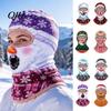 Winter Skiing Balaclava Velvet Face Mask for Christmas, Santa Snowman Reindeer Elf Balaclava, Cold Weather Guard Windproof Neck Gaiter Outdoor
