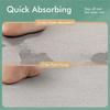A44Z-Bath Mat Rug-Rubber Quick Dry Super Absorbent Thin Bathroom Rugs Fit Under Door-Washable Bathroom Floor Mats