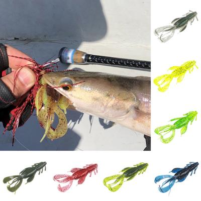 Esca artificiale leggera da 10 cm/10 g, a forma di gamberetti, resistente al morso