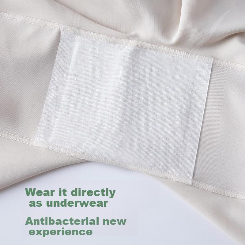 LANGSHA Safety Shorts for Women, Anti-Exposure Thin Seamless Ice Silk Two-In Coverage Triangle Area Boyshorts Non-Rolling Edge Base Underwear