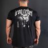 IR Tiger Head Loose Fitness Training Gym Leisure TShirt Mens and Womens Luxury Brand Top
