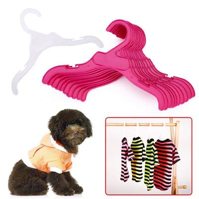 Multi-sizes Pet Clothes Solid Plastic Clothing Rack Dog Clothes Hanger Dog Accessories Pet Product