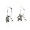 Altesse [M1195] - Boucles Argent 'Etoiles'  gris