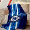 1pc Comfortable Home Print Throw Blanket, Chelsea FC Blanket For Bed and Sofa Use, Special Present For Family