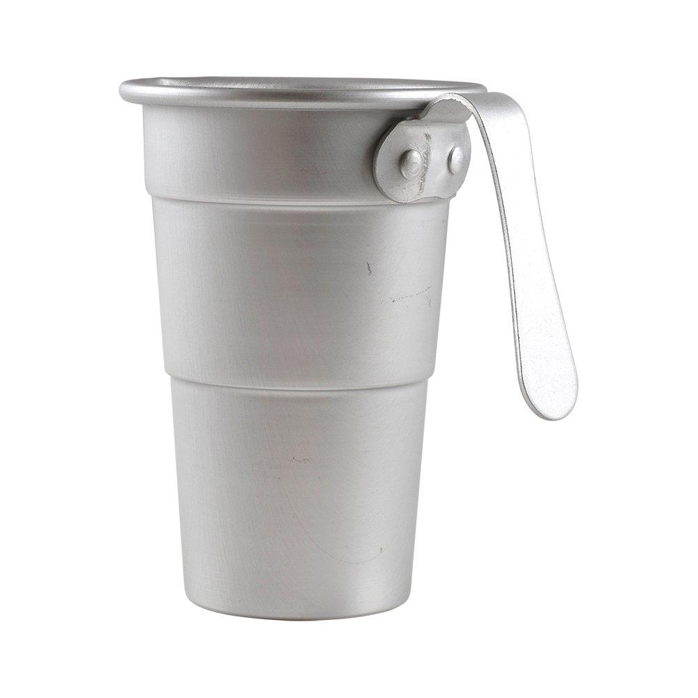 Wahei Freiz Tiroli Warmer for Warmed Sake, 2-Go Capacity, Aluminum, Made in Japan, Silver, G-0102