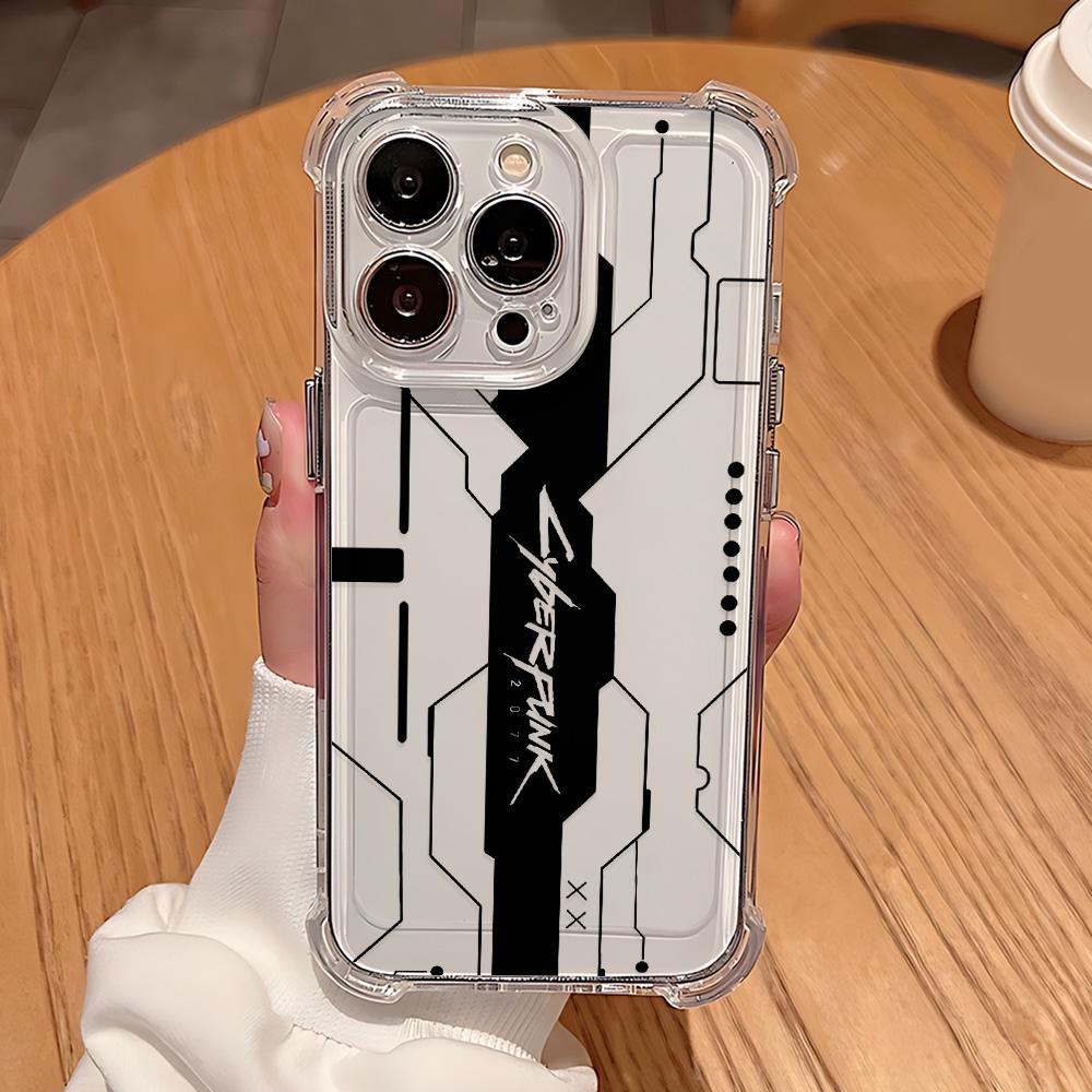 Edgerunners C-Cyberpunks Phone Case For Samsung Galaxy S25 S24 S23 S22 S21 S20 Note20 Edge FE Ultra Plus 4G 5G Anti Fall Cover