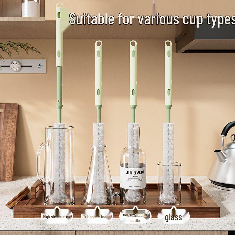 Retractable Multi-purpose Bottle Cleaning Brush with Long Handle