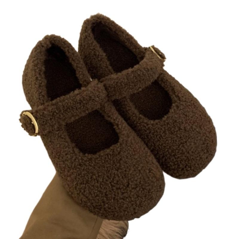 Women Fluffy Flats Soft Shoes Comfort 2025 Autumn Shoes Designer Classical New Trends Walking Sneakers Casual Zapatos