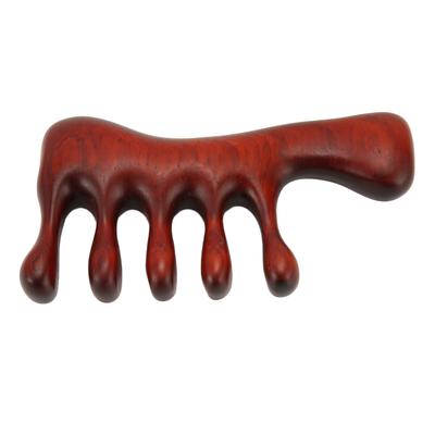 Wooden Scalp Massage Comb Stress Relief Anti Static Smoothing Wood Wooden Wide Tooth Hair Comb for