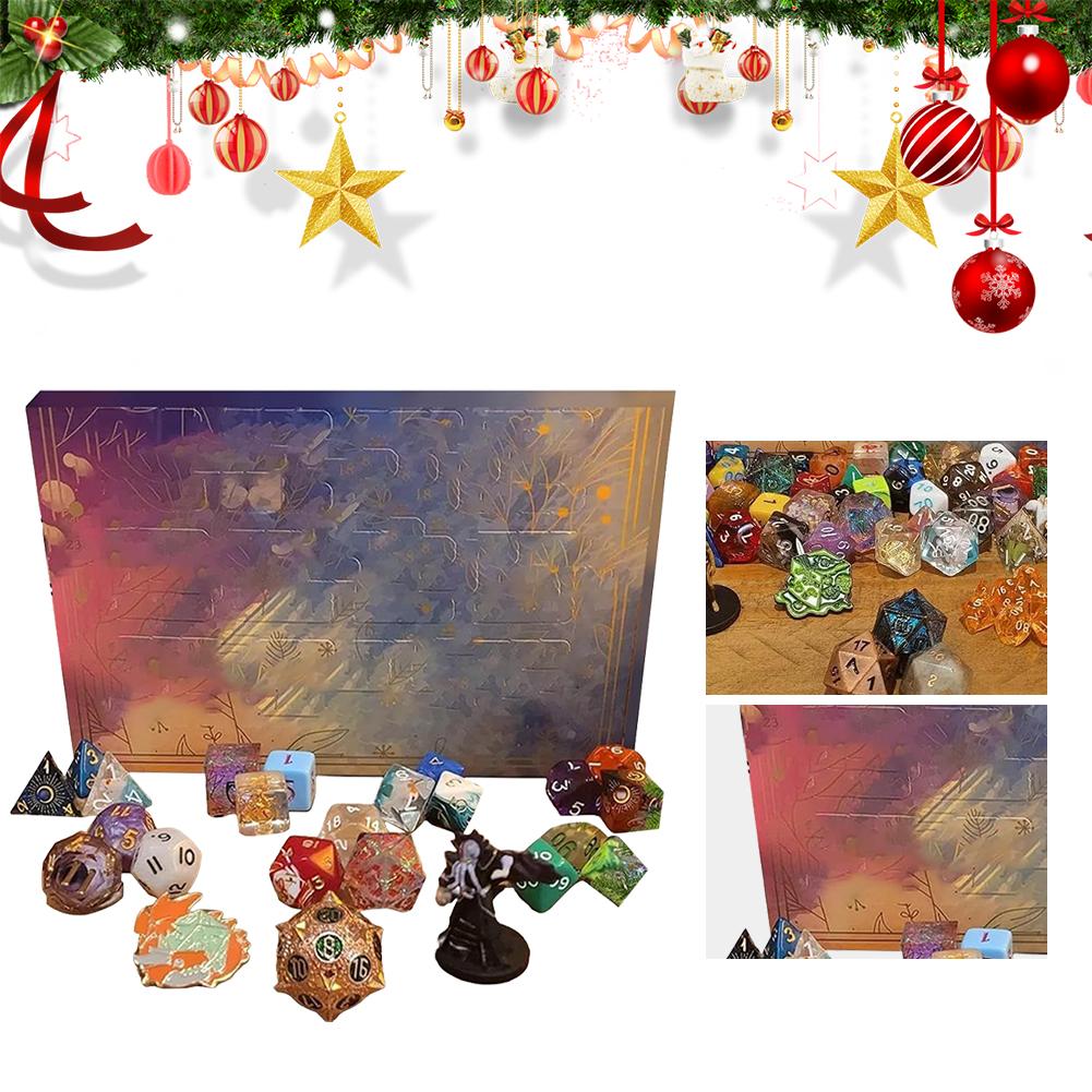 Dice Advent Calendar 2025 24 Days of Christmas Advent Calendar Christmas Countdown Calendar Great Christmas Gift for Xmas Gift