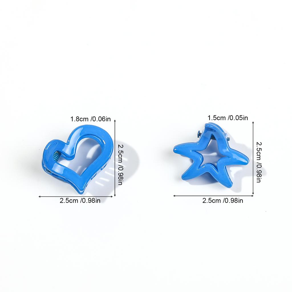 30 Stück Bunte Niedliche Cartoons Haarspangen Mädchen Kleine Haarnadeln Stern Herz Kinder Süße Haarspangen Mode Haarschmuck