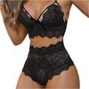 Women's Sleepwear  Spaghetti Strap Dress  Transparent Sexy Nightgowns Lace  Pajamas  Sexy Set Lingerie