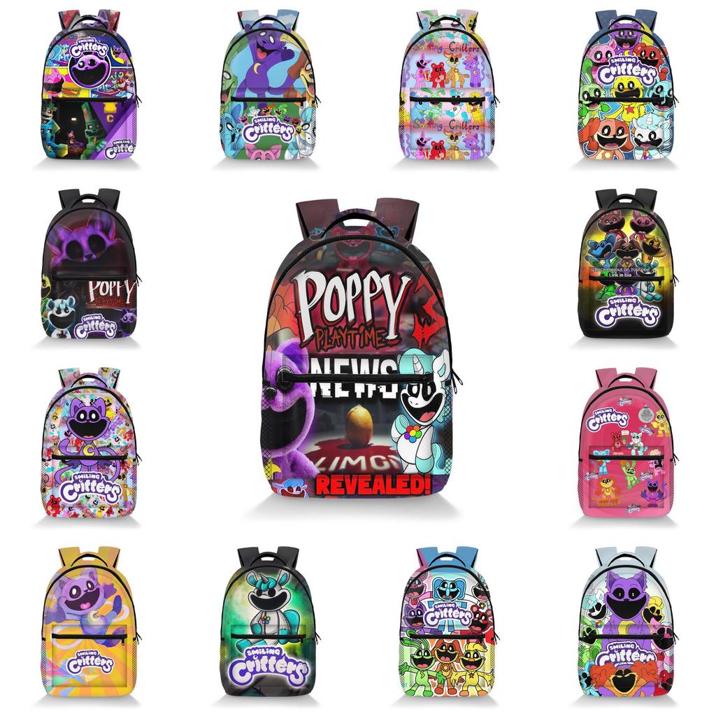 Cross-border Trendy Smiling Critters Full-frame School Bag For Teenagers